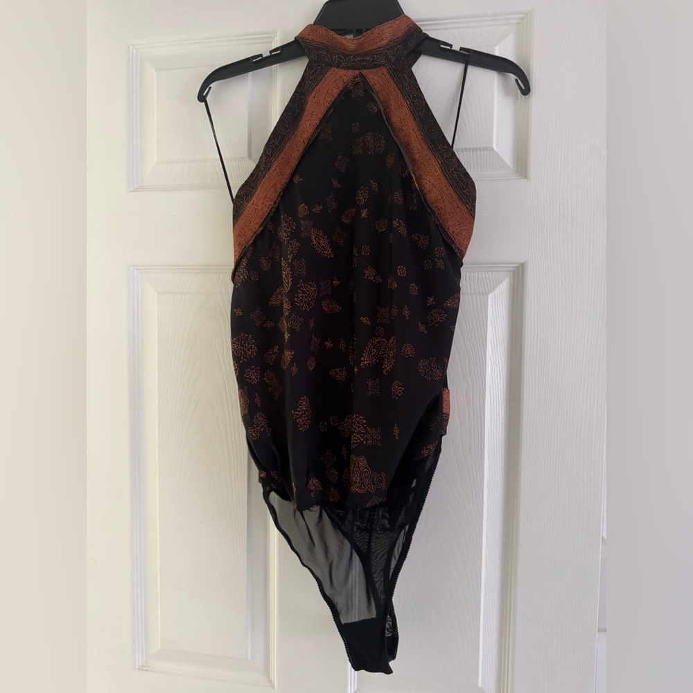 Free People Halter Bodysuit